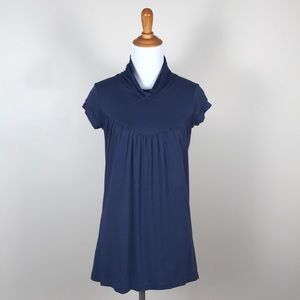 Lewis Cho Mock Neck Tunic Top